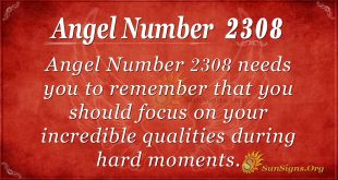 Angel number 2308