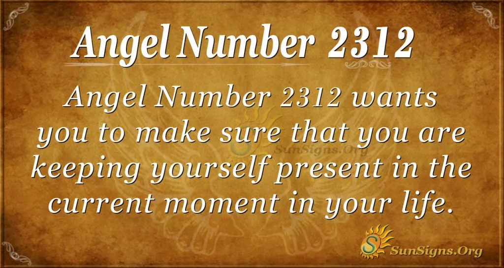 Angel number 2312