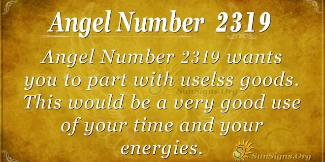 Angel number 2319