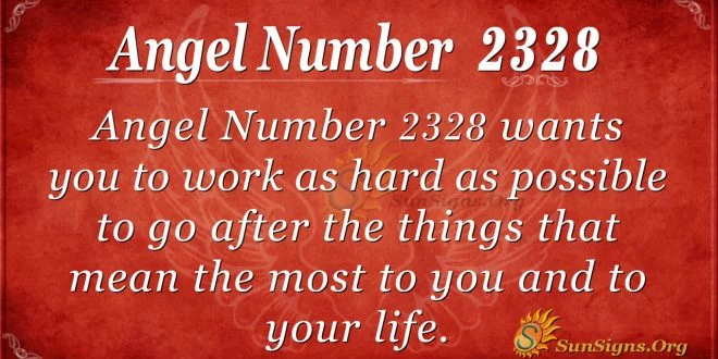 Angel number 2328