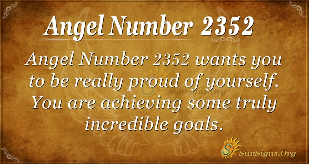 Angel number 2352
