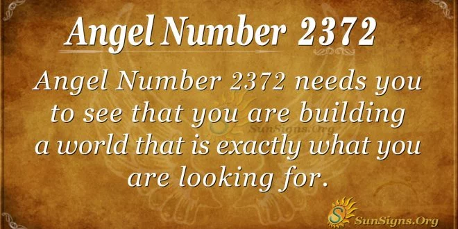 Angel number 2372