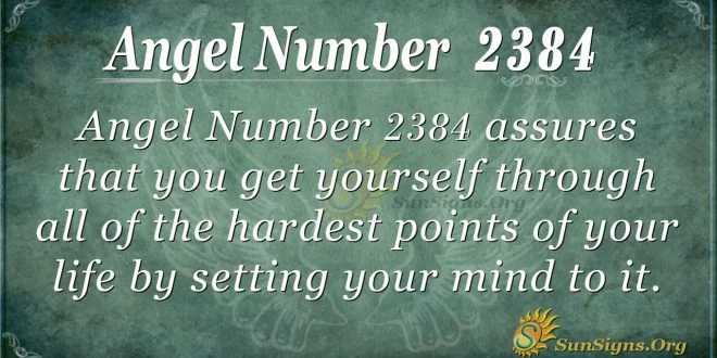 Angel number 2384
