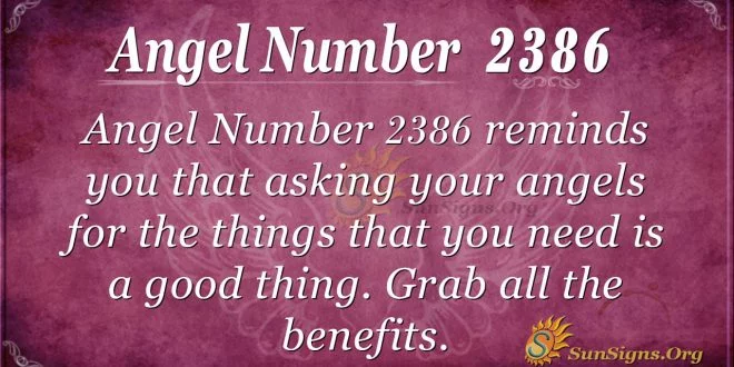 Angel number 2386