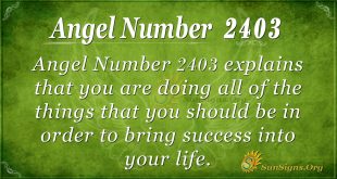 Angel number 2403