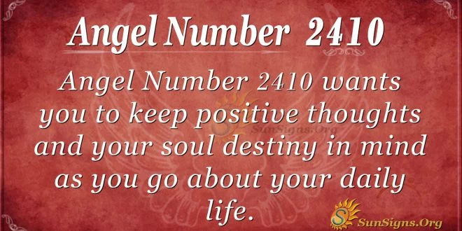 Angel number 2410