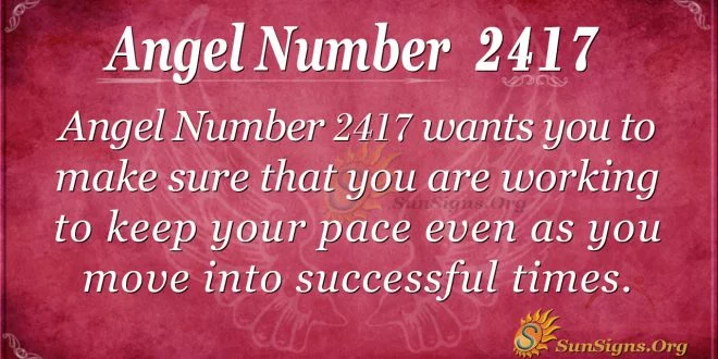 Angel number 2417