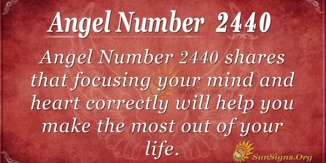 Angel number 2440