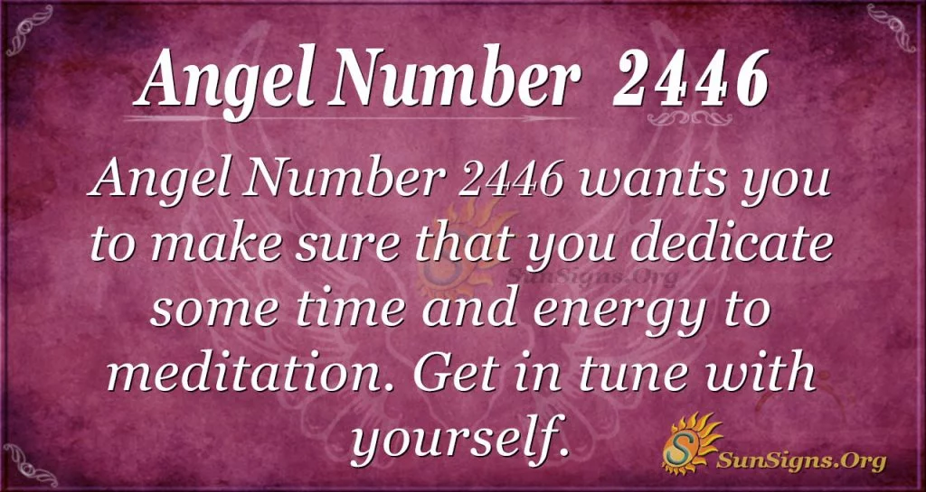 Angel Number 2446