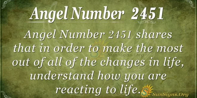 Angel Number 2451