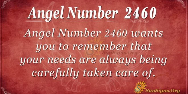 Angel Number 2460