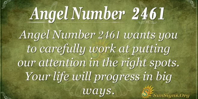 Angel number 2461