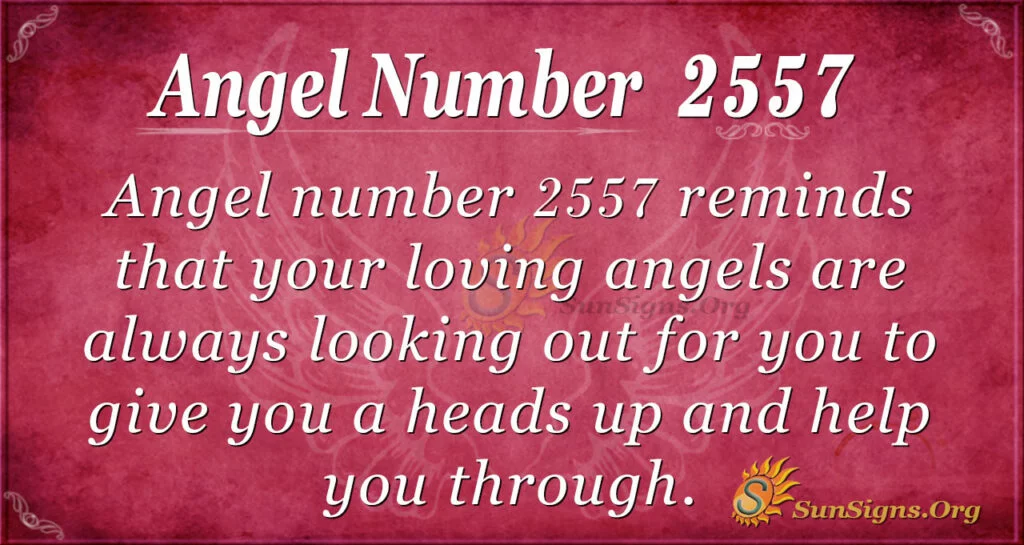 Angel number 2557