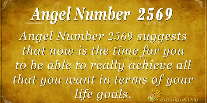 Angel Number 2569