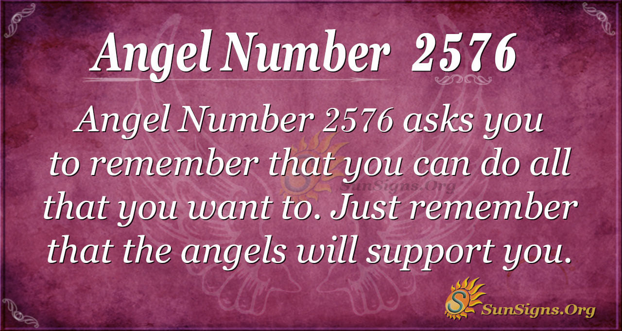 2576 number meaning