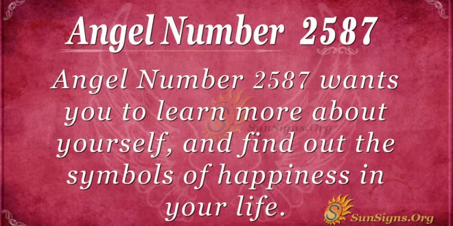 Angel Number 2587
