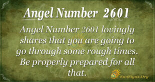 Angel number 2601