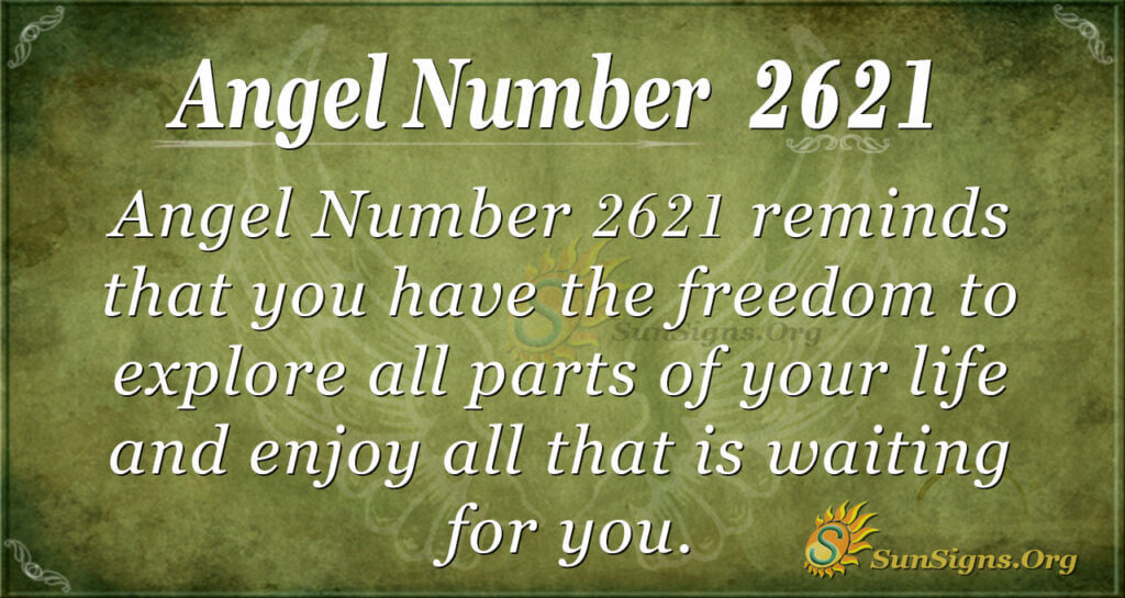 Angel Number 2621