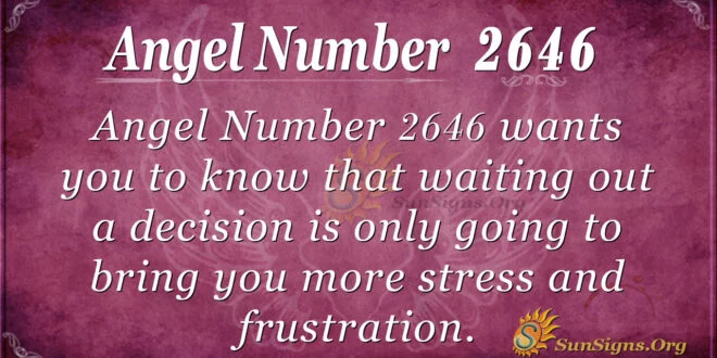 Angel Number 2646