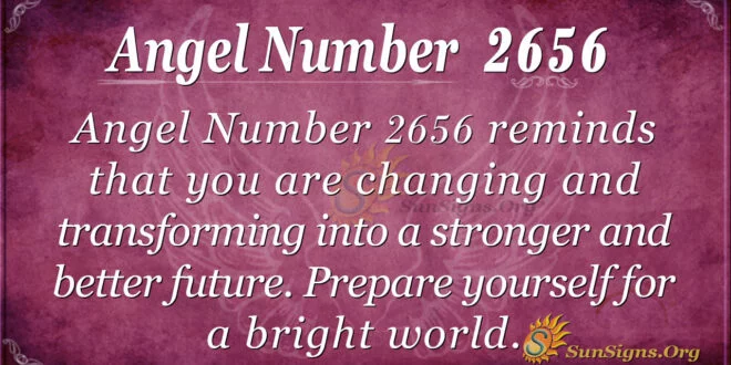 Angel Number 2656