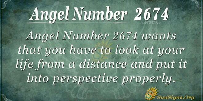 Angel Number 2674