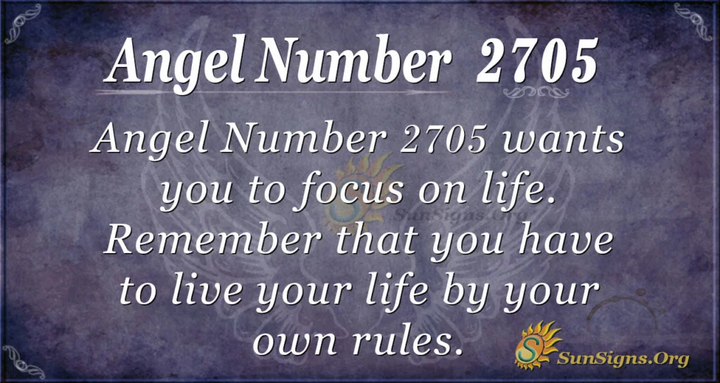 Angel Number 2705