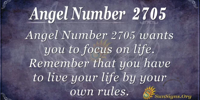 Angel Number 2705