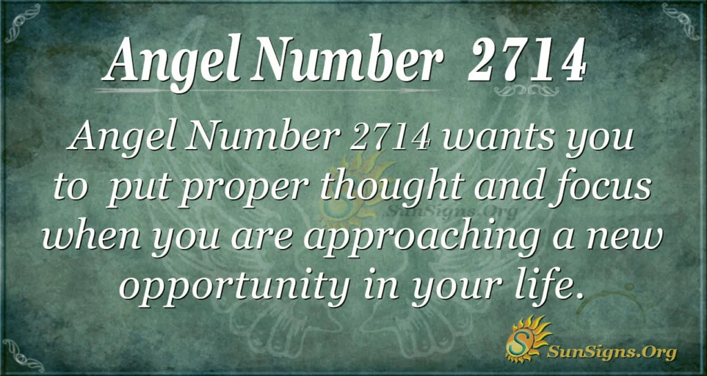 Angel Number 2714