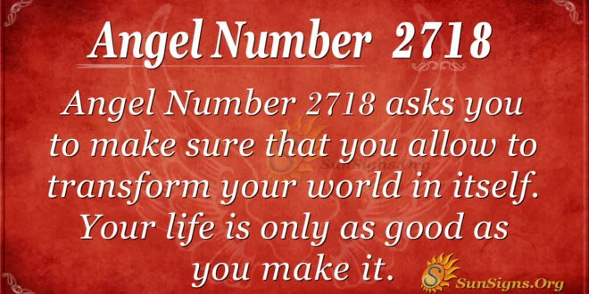 Angel number 2718