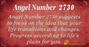 Angel number 2730