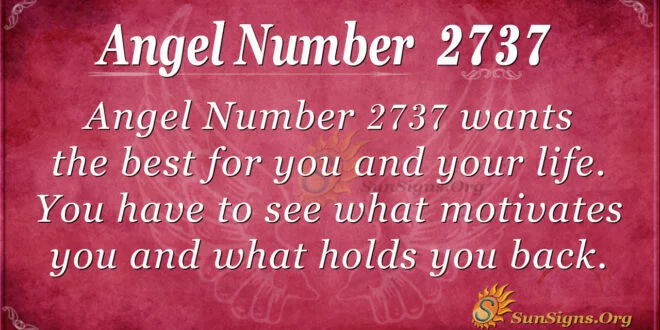 Angel number 2737