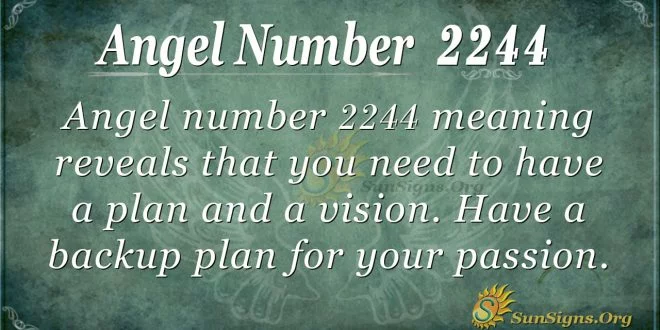 angel number 2244