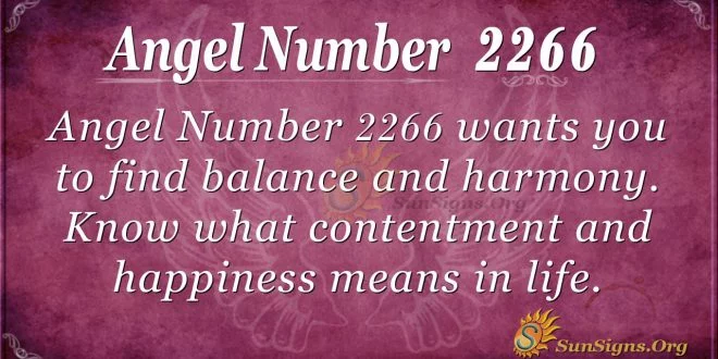 angel number 2266