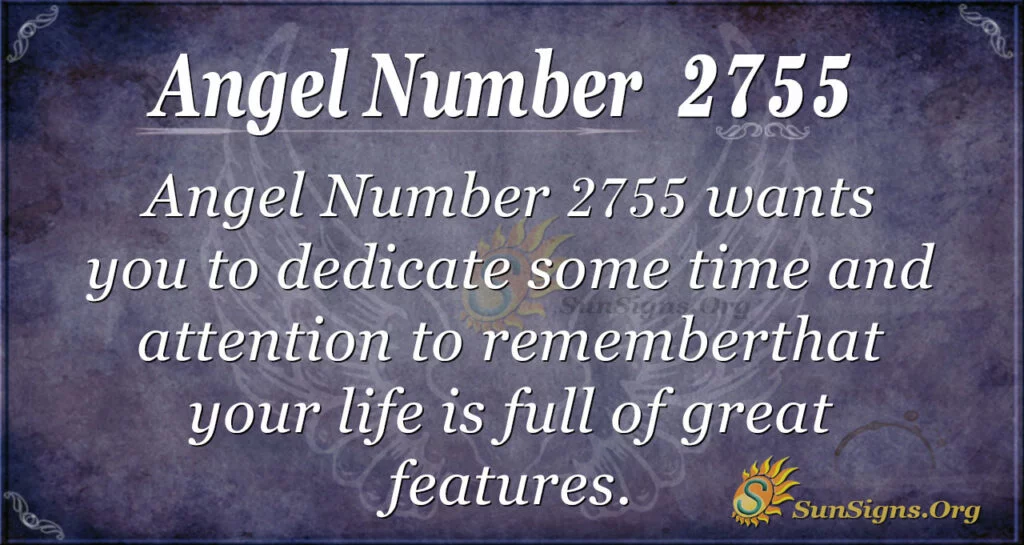 Angel number 2755