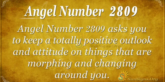 Angel Number 2809