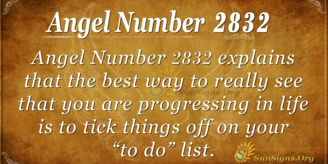 Angel Number 2832