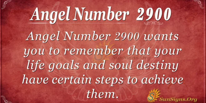 Angel Number 2900