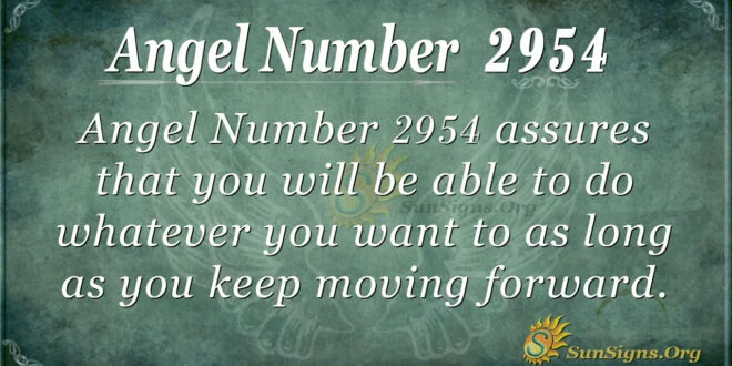 Angel Number 2954