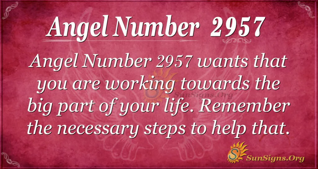 Angel Number 2957