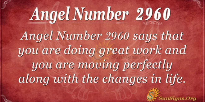 Angel Number 2960