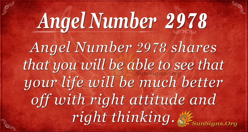 Angel Number 2978