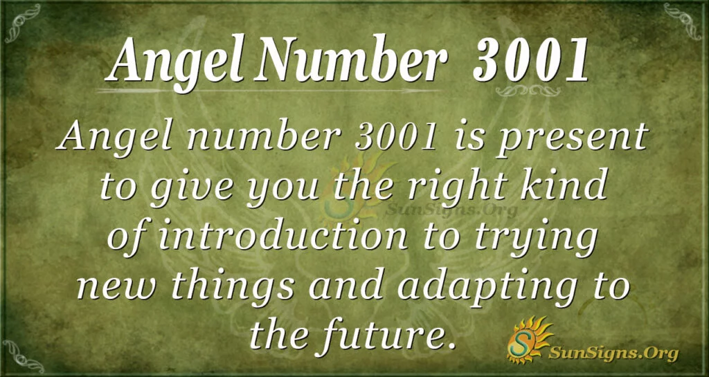 Angel Number 3001