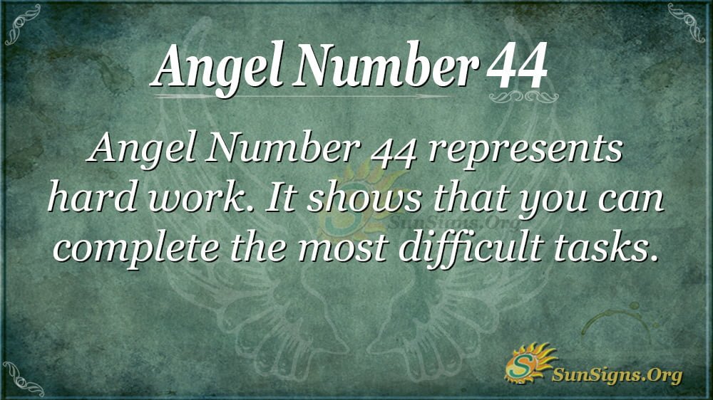 44 Number Meaning