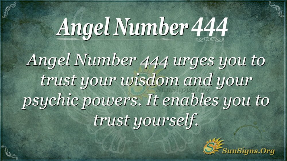 Angel Number 444 Meaning The Symbol Of A Winnner SunSigns Org