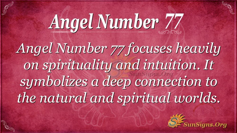 Angel Number 77 Meaning Why You re Really Seeing It 52 OFF