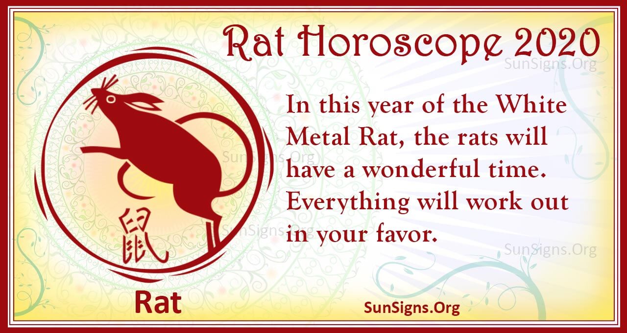 Rat Horoscope 2020 Free Astrology Predictions SunSigns Org