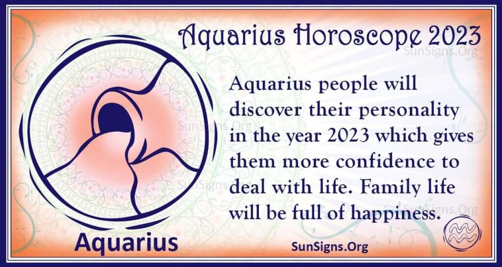 Aquarius Horoscope 2023 2023 Calendar