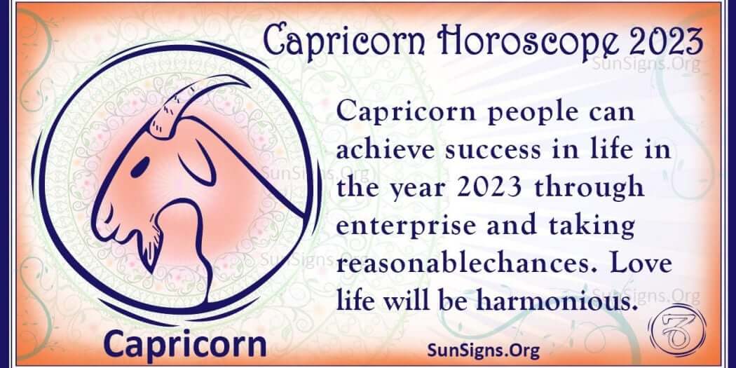 Capricorn Horoscope 2023 Get Your Predictions Now!