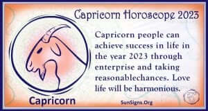 2023 capricorn horoscope sunsigns