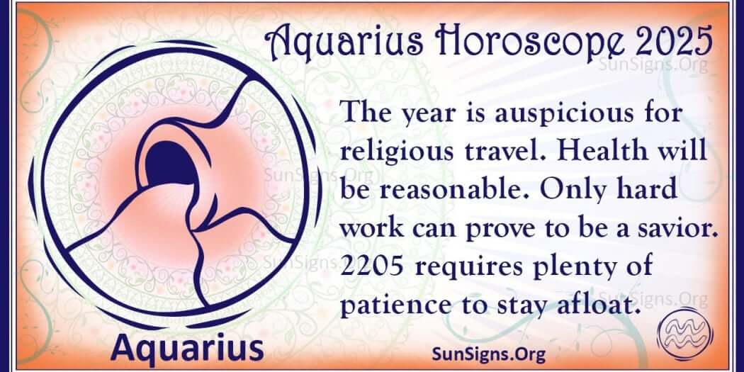 Aquarius Horoscope 2025 Get Your Predictions Now!